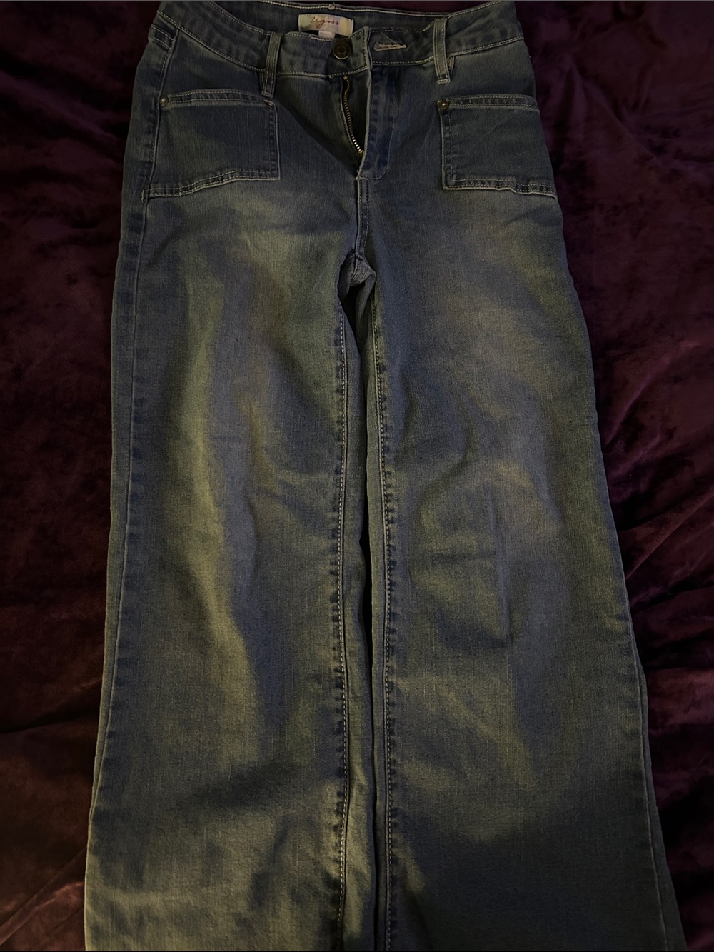 Men's Blue Wide-Leg Jeans - Classic Denim